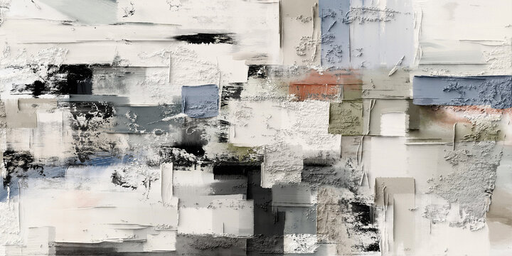 Abstract artistic background, creative design, modern texture effect, fine art wall decor, mural art, printing material, oil painting elements, large strokes, artistic pattern, contemporary artwork