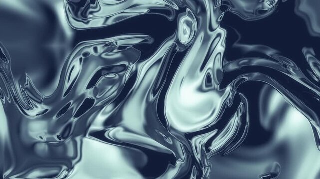 Smooth Silver Chrome Wave Texture, Futuristic Metallic Fluid Surface. Perfect for modern design projects, tech branding, high-end digital wallpapers, and creative backgrounds requiring a sleek.