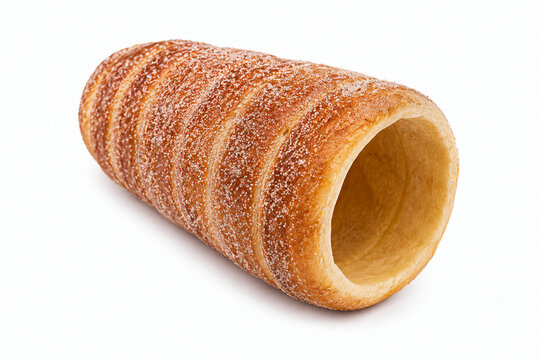 kurtos hungarian pastry close-up, empty space for text, template, photo background, layout, banner