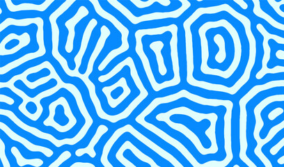 Fototapeta premium Pattern line abstract with organic shape background and vector psychedelic scandinavian. Texture groovy wave with design geometric graphic and irregular modern 60s. Art creative pattern
