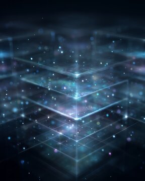 AI governance framework with layered digital architecture and compliance structure