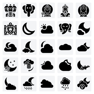 Major Hindu Gods For Religious And Cultural Depictions &ndash; Illustrations Of Lord Vishnu, Brahma, Ganesha, And Indra For Spiritual Content