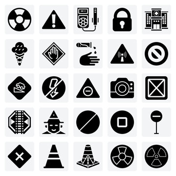 Chemical And Radiation Hazard Communication &ndash; Warning Signs For Corrosive And Radioactive Materials For Safety Manuals