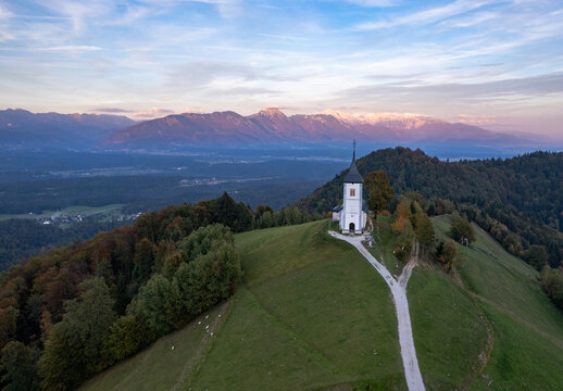 Jamnik church in Slovenia