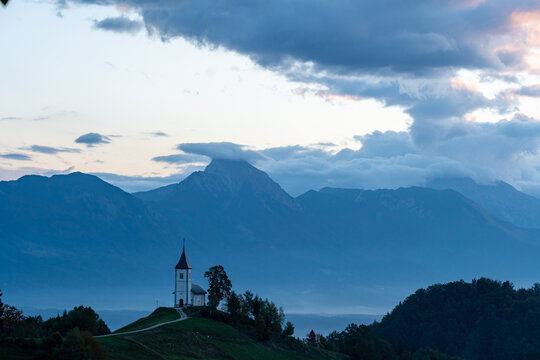 Jamnik church in Slovenia