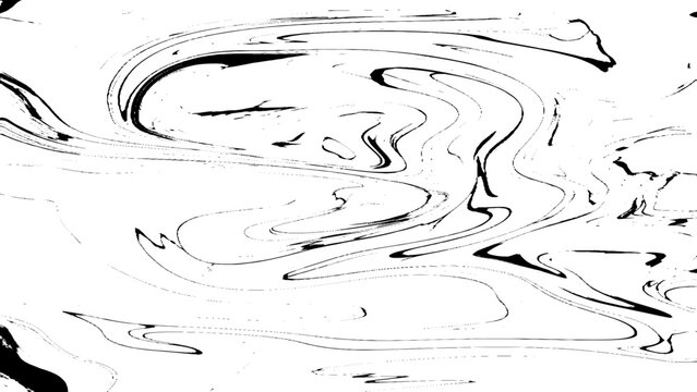 black and white of abstract ebru liquid background as marble stone pattern