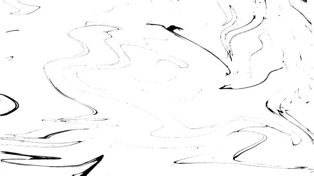 black and white paint splashes ebru liquid marble.