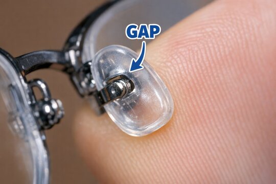 A close-up shot of a person's finger grasping a pair of glasses, suitable for use in illustrations or editorial content