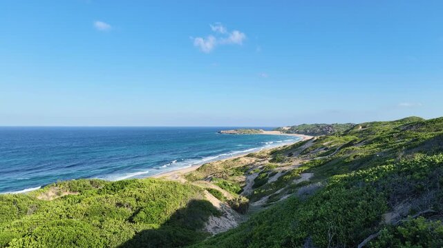 Sand dunes, Inhambane Province, Praia da Rocha, Mozambique