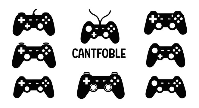 Video Game Controllers Collection - Retro and Modern Gaming Icons