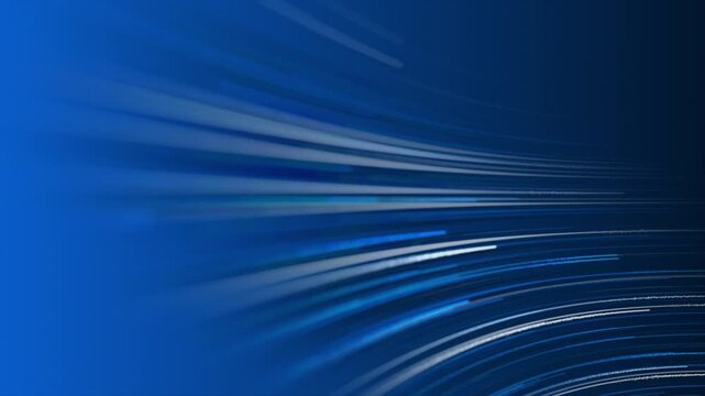 Royal blue color rotating parallel lines modern design geometrical background