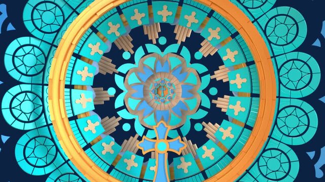 ornamental round pattern