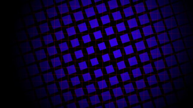 Blue squares arranged in grid pattern background animation. Digital mosaic blocks for information data center presentation. Digital block animation for screen layout.