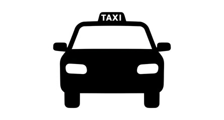 citytaxi, taxiicon, taxisilhouette, taxi, cab, transport, vehicle, transportation, automobile, car, ride, travel, urban, blackicon, silhouette, vector, isolated © mrpixel