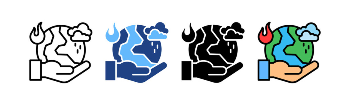 Climate Action multiple icon