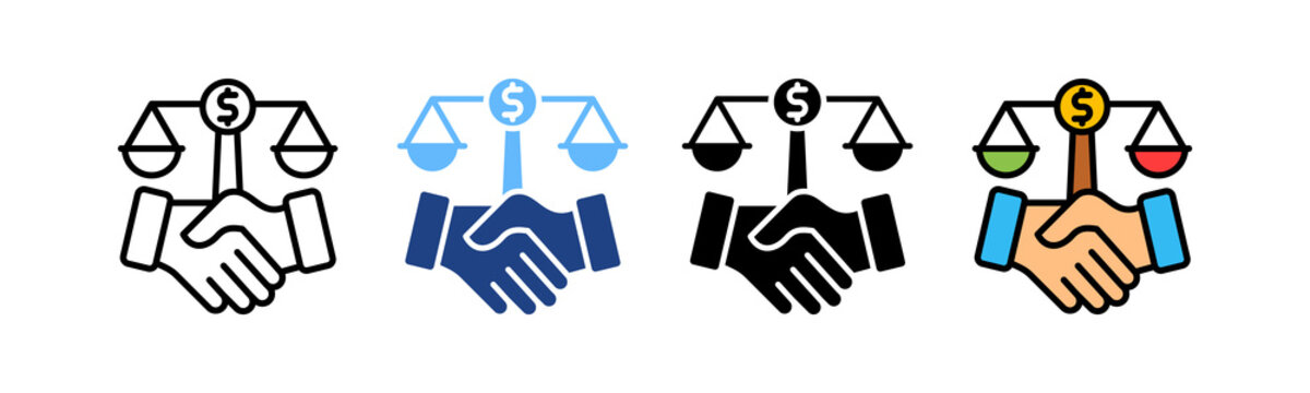 Ethical Business multiple icon