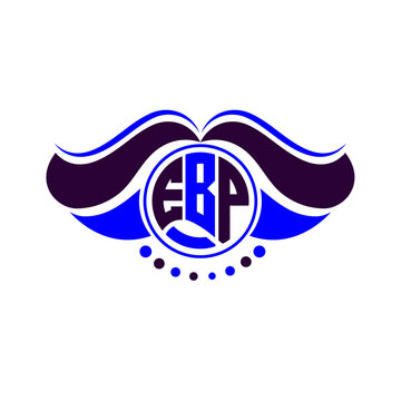 EBP letter logo creative design. EBP unique design
