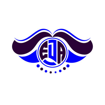 EDA letter logo creative design. EDA unique design