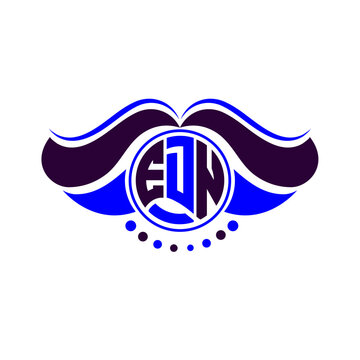 EDN letter logo creative design. EDN unique design