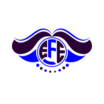 EFE letter logo creative design. EFE unique design