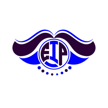 EIP letter logo creative design. EIP unique design