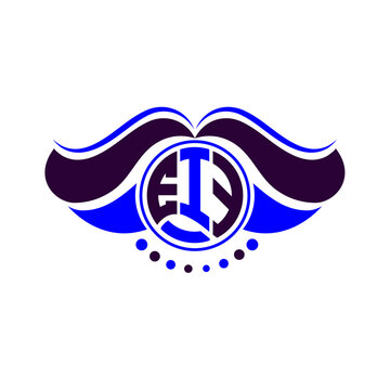 EIY letter logo creative design. EIY unique design