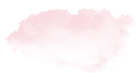 Fototapeta premium Soft pink abstract cloud shape with light gradient