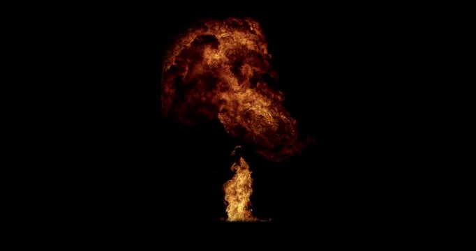 pic Fire Blast Explosion Visual Effect Background