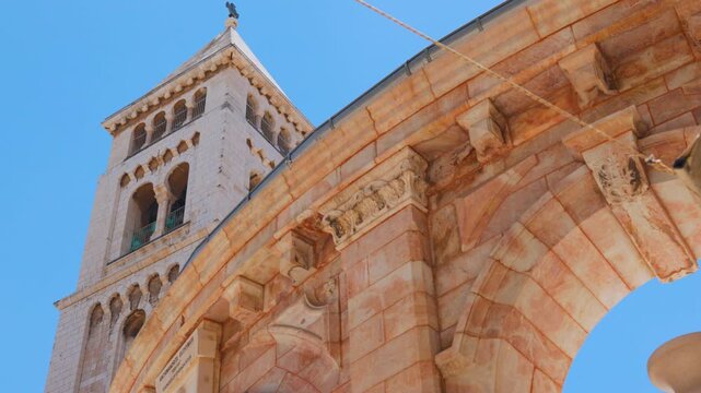 Lutheran Church of the Redeemer in Jerusalem. The only Protestant church in the Old City of Jerusalem.