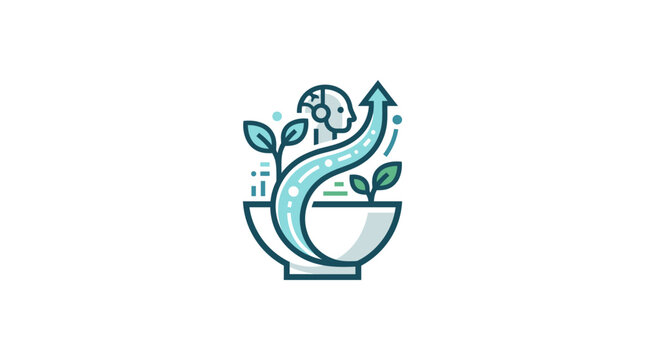 Eco friendly growth and development concept.
