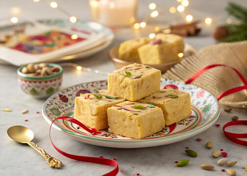 Soan Papdi commercial festive food image