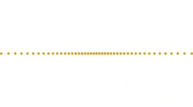 Yellow dotted line, decorative border, abstract background, geometric pattern