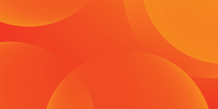 Abstract minimal background with orange color. Dynamic shapes composition. Eps10 vector