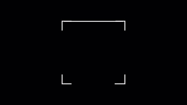 QR Code Scanner Animation in 4k. fingerprint biometric scanning animation, Biometric Verification and Digital Barcode Scanning Interface on Transparent Background.
