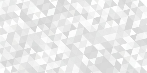Obraz premium Abstract white background with silver effect. Light gray colour texture. Grey blue modern pattern. Gradient textur. Triangle patern. Triangular backdrop. Design bg business print