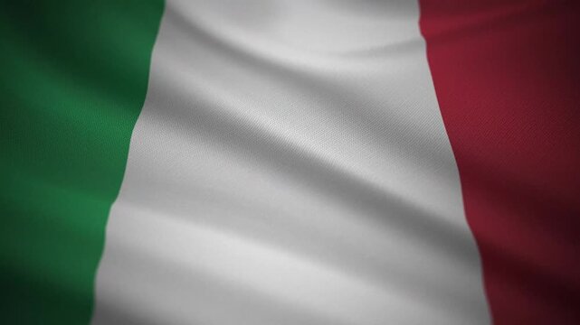  Italy Flag Cloth Simulation &ndash; Motion Graphics