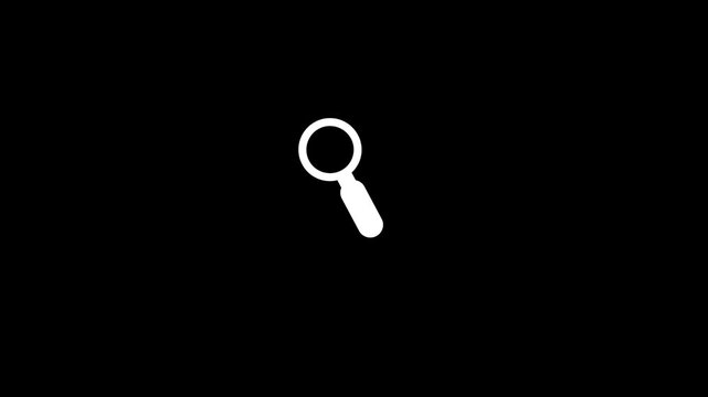 Search Animation Cyber Discovery and Futuristic Web Exploration Concept