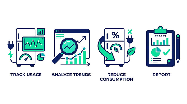 Reducing consumption through eco-friendly data tracking and analysis for better reporting
