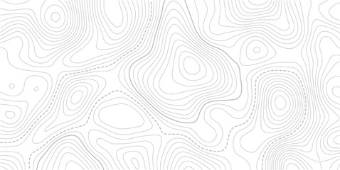 Topographic map background geographic line map with elevation assignments.Topography and geography map grid abstract backdrop. Business concept. Vector illustration. © MDSOHEL