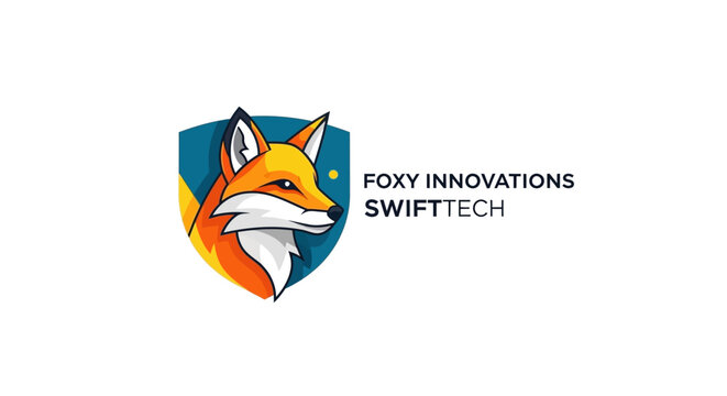 Foxy Innovations Swifttech Logo - Clever Fox Emblem for Tech Company
