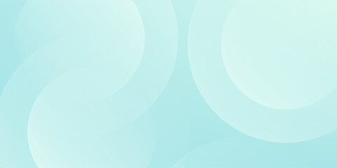 Obraz premium Minimalist banner background. Green and blue gradations.Circle geometric background. Simple design. Vector. EPS 10