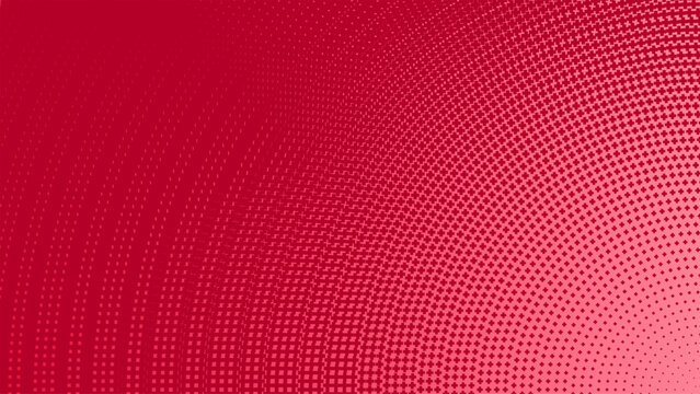 Abstract red background with halftone pattern of small plus signs