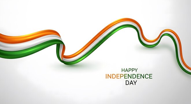 Happy independence day india celebration background