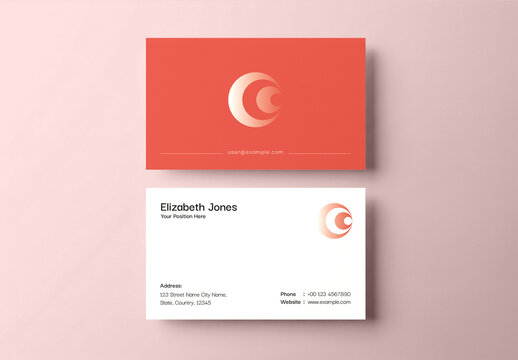 Minimal Clean Business Card Template