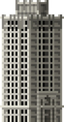 Obraz premium Vector isometric buildings set for city planning and game asset (Traditional Brick Apartment Collection)