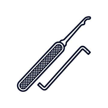 Dental instruments for oral surgery procedures.