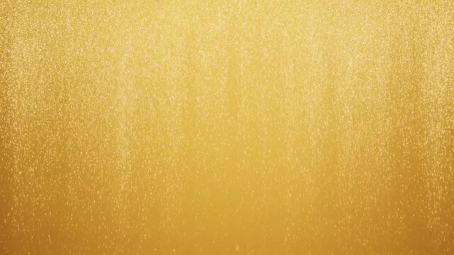 Golden glittering curtain sequence with shimmering sparkles and flowing movement