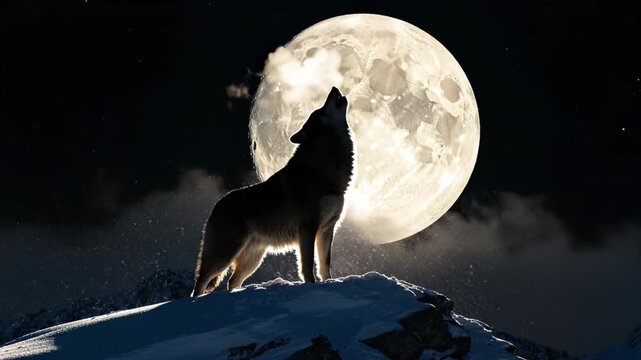 Wolf Howling On Mountain Stock Videos – 1,695 HD & 4K Footage