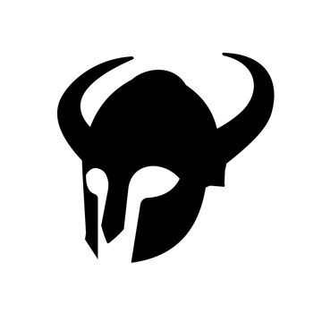 Viking Helmet Silhouette