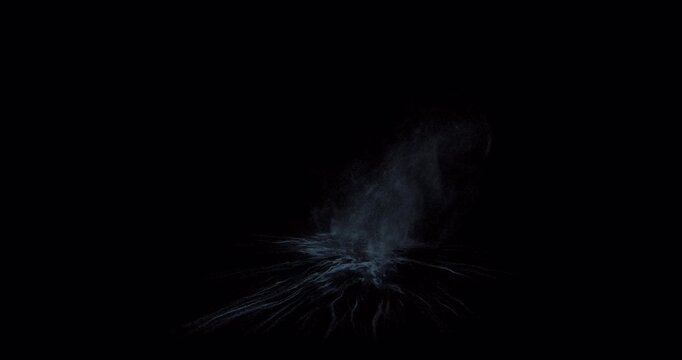 Horror Smoke Demon Entity Animation VFX Overlay